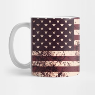 Vintage American Flag Mug